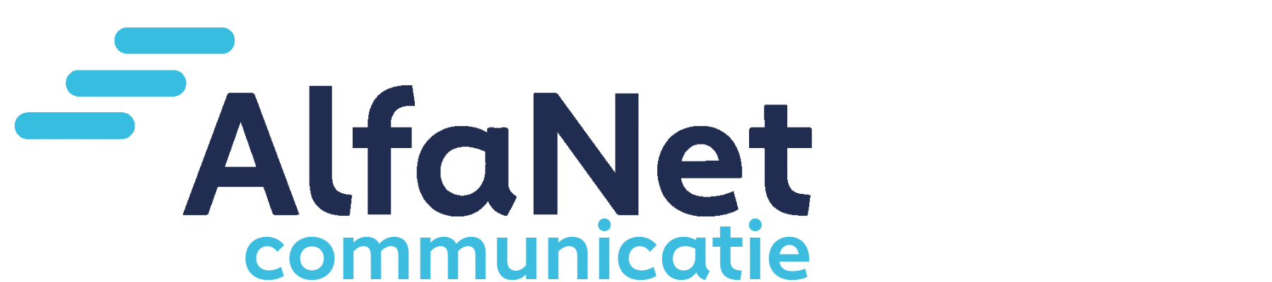 AlfaNet Communicatie logo