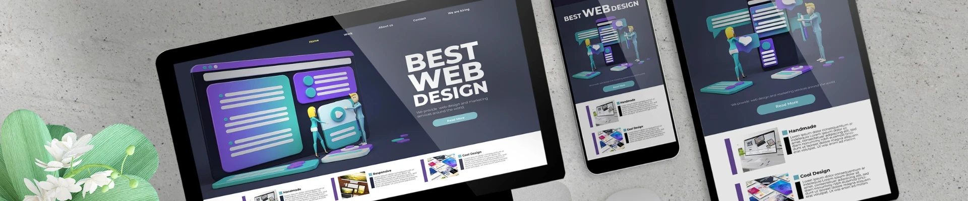 Banner Website of webshop ontwikkeling